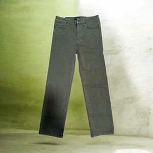 Well Worn Women’s Green Straight-Leg Slim Fit Denim Jeans 5-Pocket Size 4